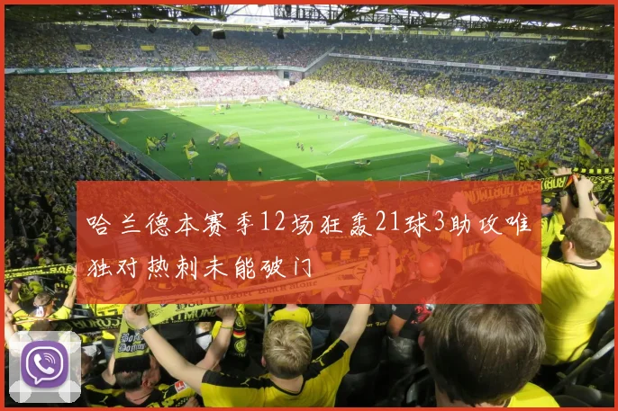 哈兰德本赛季12场狂轰21球3助攻唯独对热刺未能破门